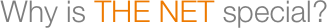 Why is THE NET special?