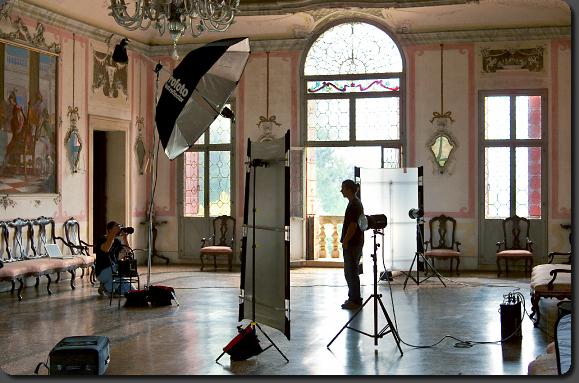 On location Villa Italien